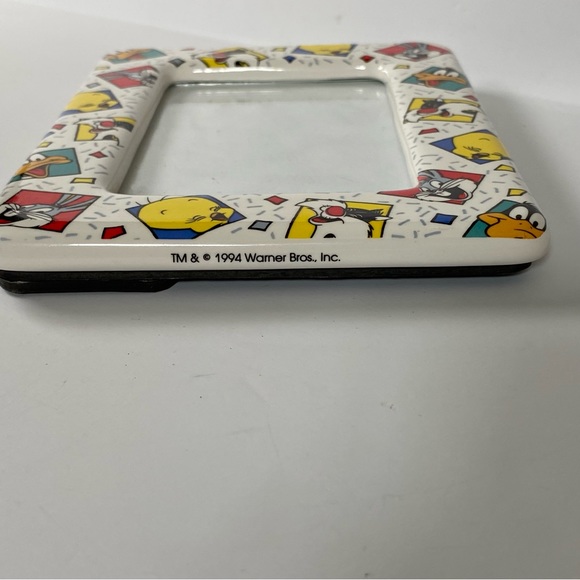 Vintage 1994 Warner Bros. Inc Looney Tunes Decor Picture Frame Bugs Bunny Tweety - Picture 6 of 16